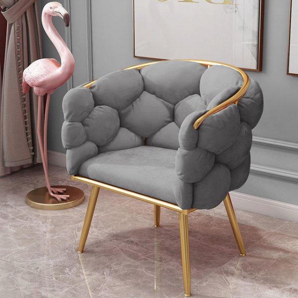 Nordic Home Furniture Princess Bedroom Chair Soft Comfortable Living Room Furniture Girl Office Chair Dropshipping